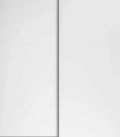 Kleiderschrank Swings - 178x59x203cm - 2 Türen - weiß