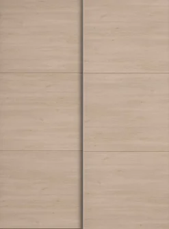 Kleiderschrank Swings - 148x59x203cm - 2 Türen - Eiche Dekor