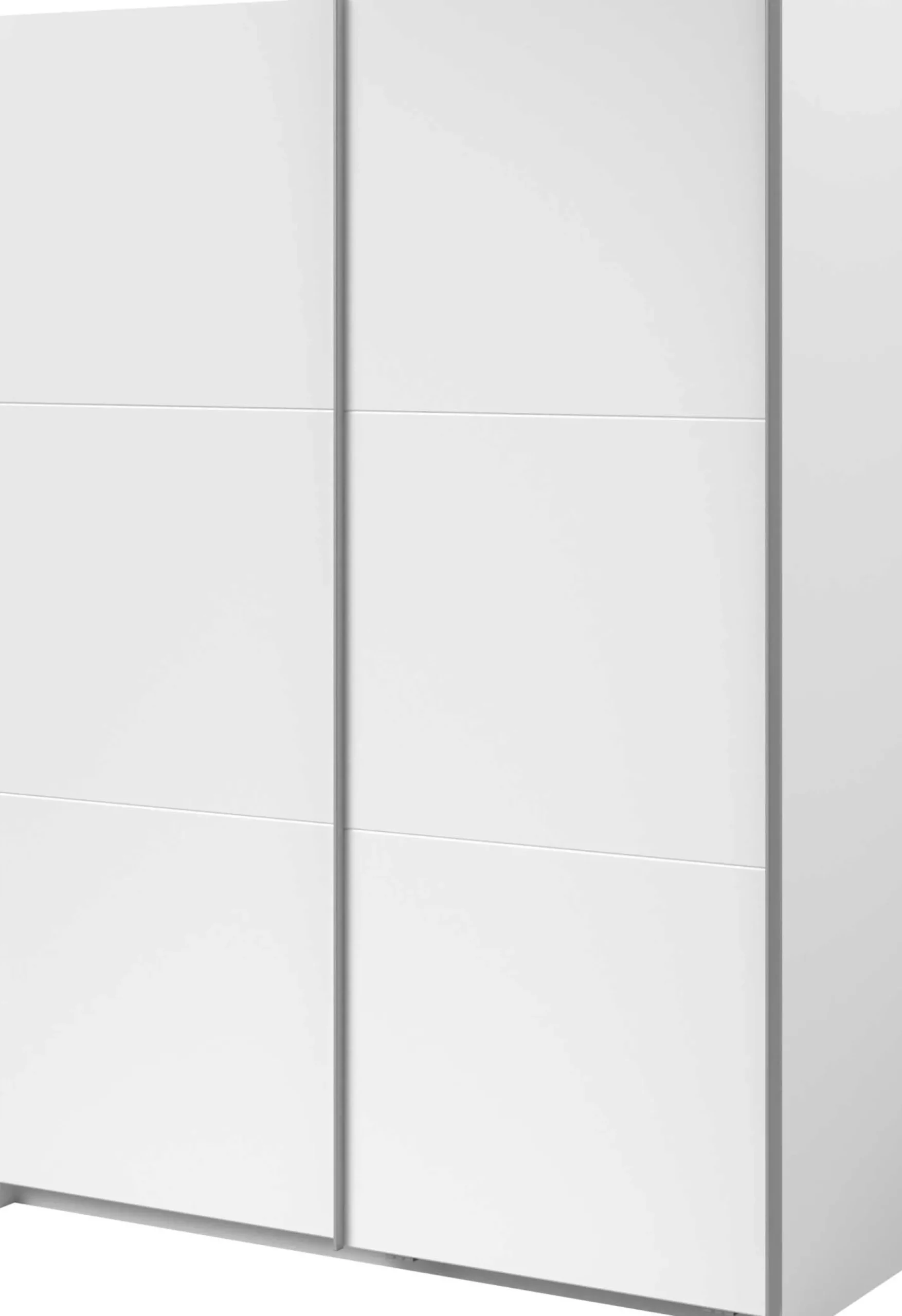 Kleiderschrank Swings - 148x59x203cm - 2 Türen - weiß