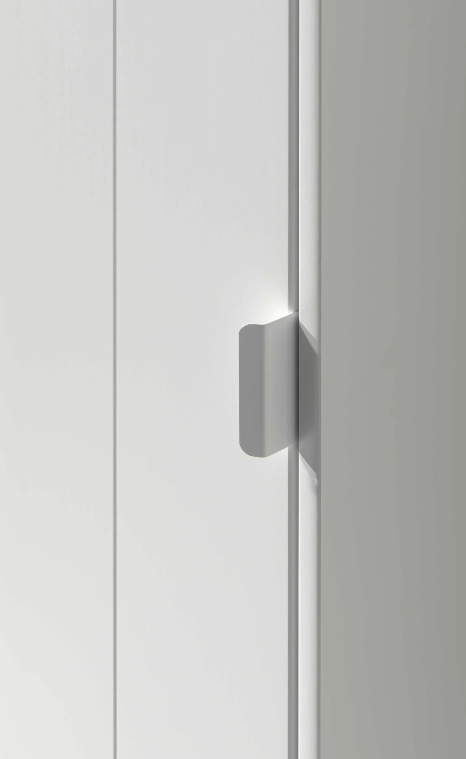 Kleiderschrank 2-teilig Casami - 115x37x172 cm - Weiß