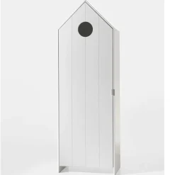 Kleiderschrank 2-teilig Casami - 115x37x172 cm - Weiß