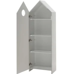 Kleiderschrank 2-teilig Casami - 115x37x172 cm - Weiß