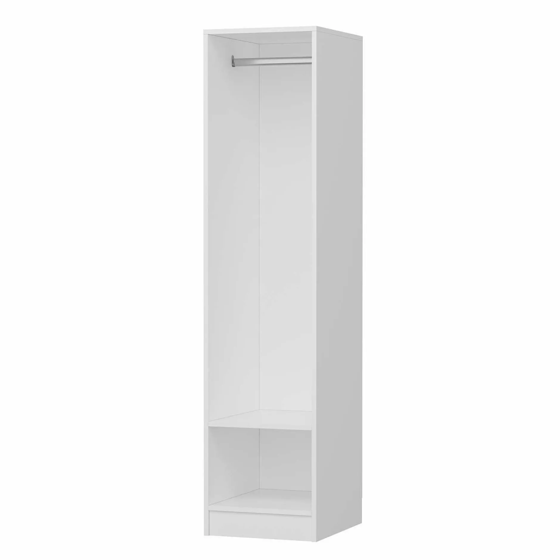 Kleiderschrank Woody Fashion | 45 x 52 x 190 cm | Scharniertür nicht enthalten
