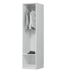 Kleiderschrank Woody Fashion | 45 x 52 x 190 cm | Scharniertür nicht enthalten