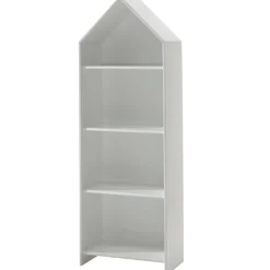 2 Kleiderschränke Bücherregal Casami - weiß/grau