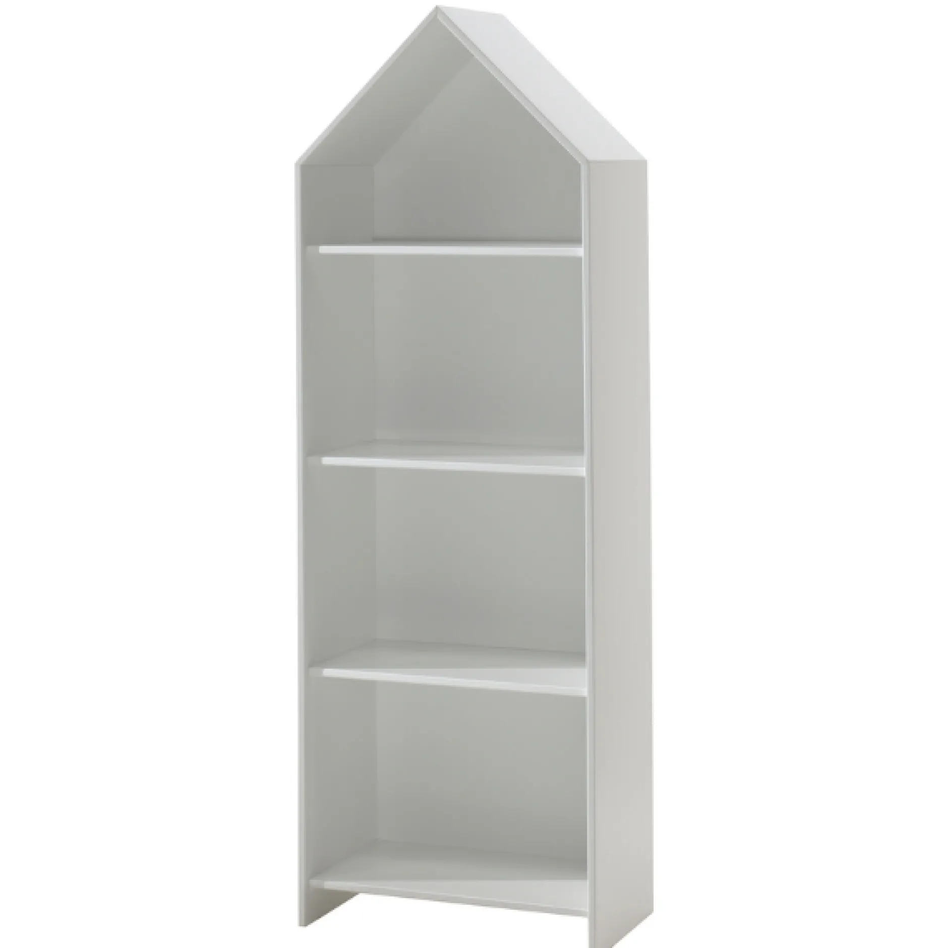 2 Kleiderschränke Bücherregal Casami - rosa/weiß/grau