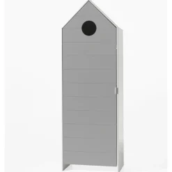 2 Kleiderschränke Bücherregal Casami - mintgrün/weiß/grau