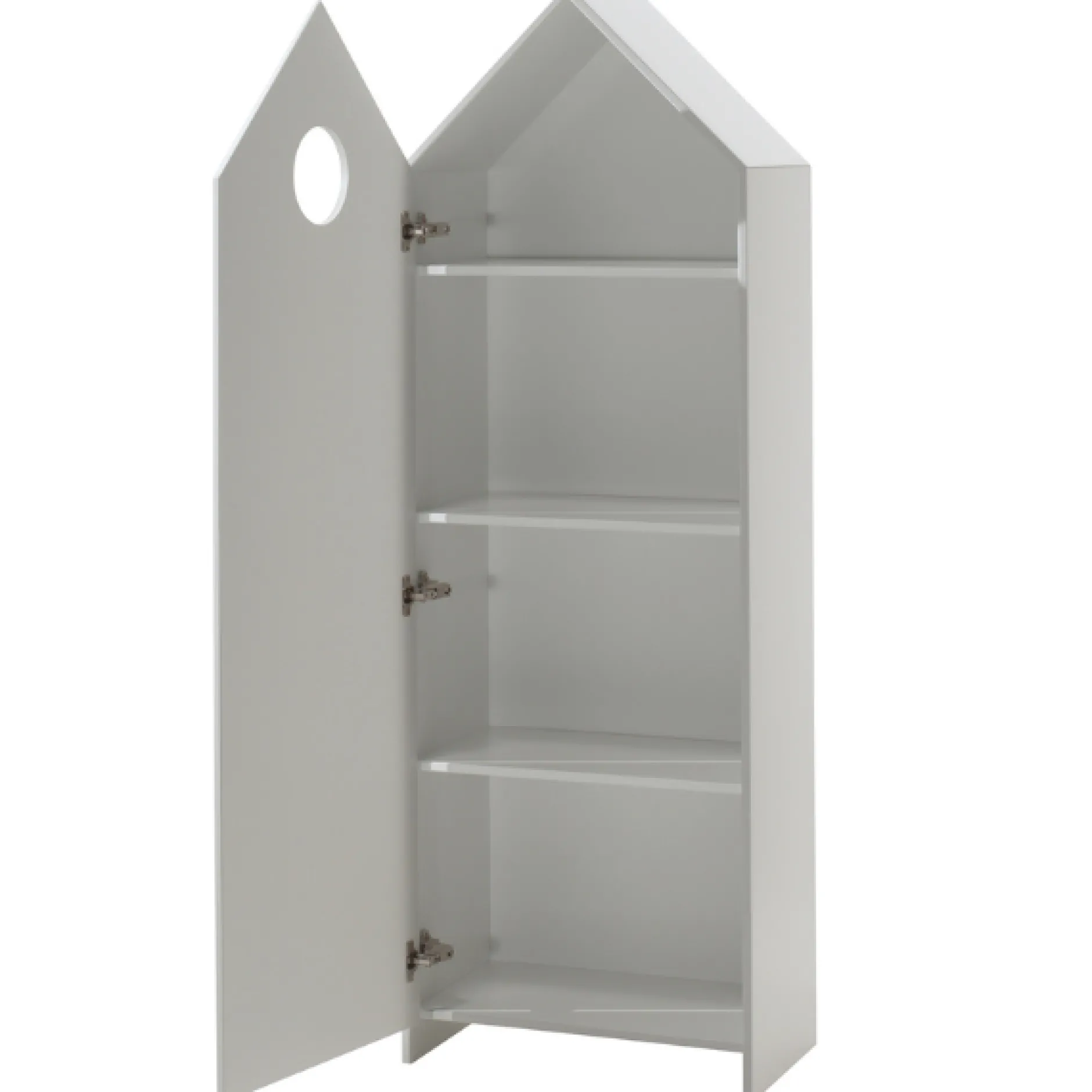 2 Kleiderschränke Bücherregal Casami - mintgrün/weiß/rosa