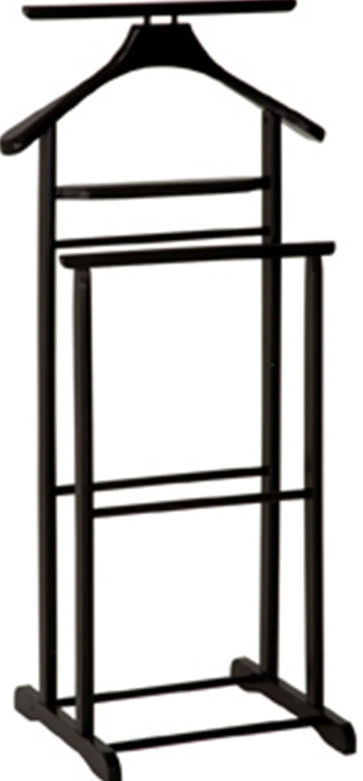 Kleiderständer mit Hosenbügel | Schwarzes Design