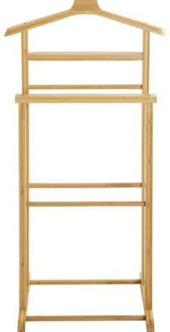 Kleiderständer mit Hosenbügel | Bambusdesign
