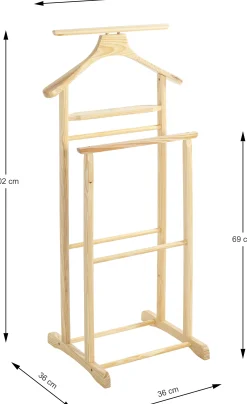 Kleiderständer | 47 x 36 x 102 cm | Artisan Oak Design