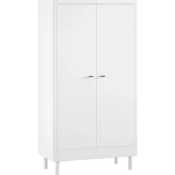 Kleinkindzimmer Forrest: Kleinkindbett 70x140cm, Kommode, Kleiderschrank - Weißbuche