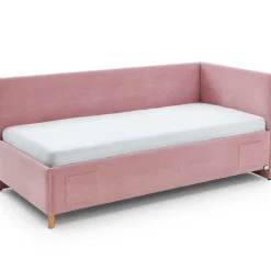 Kofferbett Cool | Mit Rückenlehne | 90 x 200 cm | Rosa Design