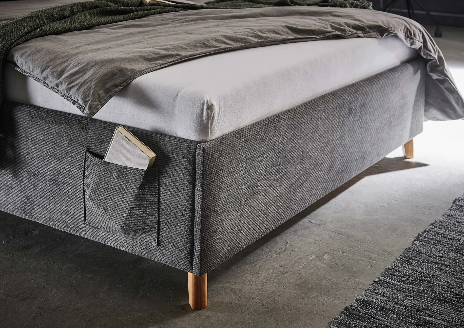 Kofferbett Cool | 120 x 200 cm | Design Anthrazit