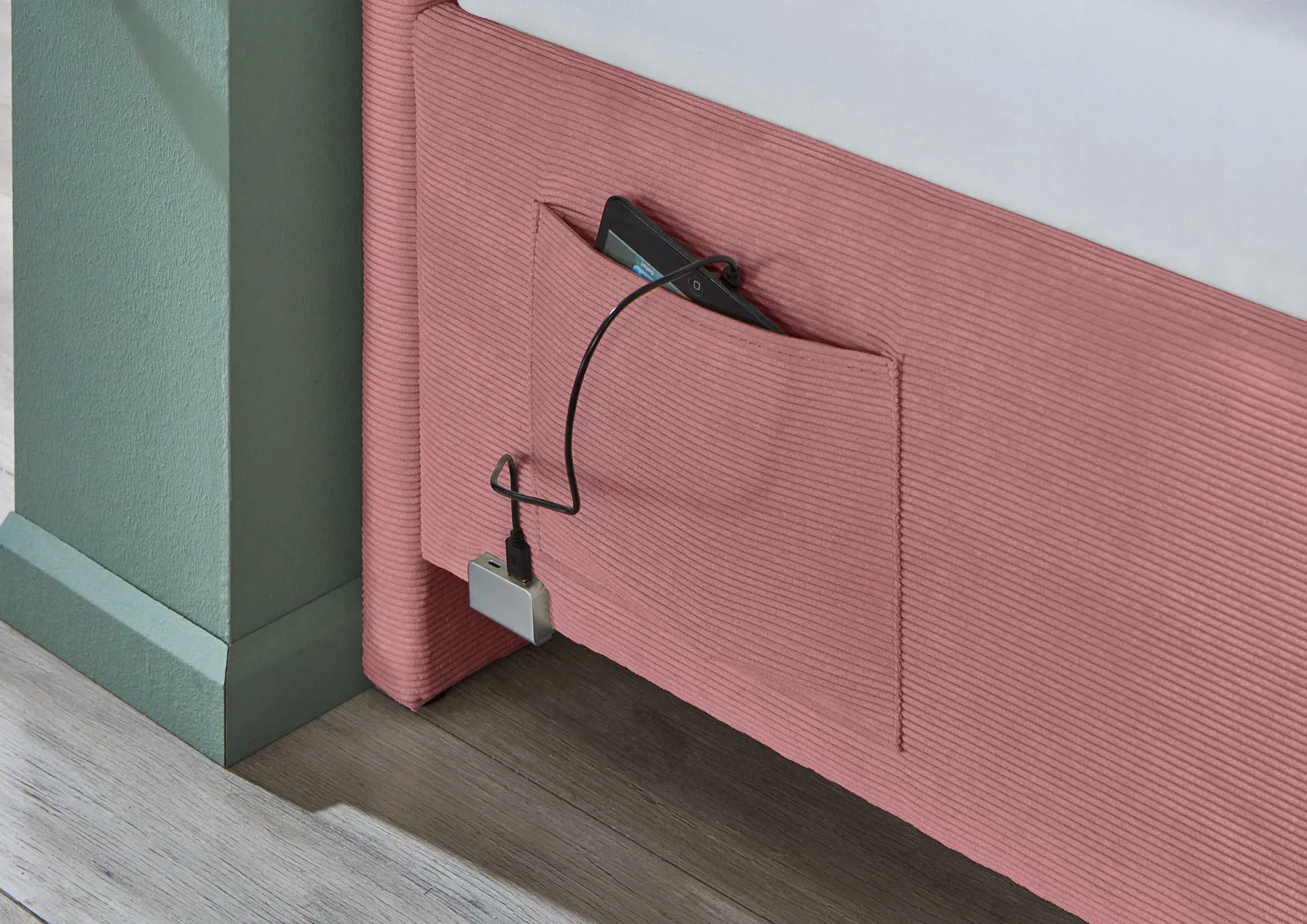 Kofferbett Cool | 140 x 200 cm | Rosa Design
