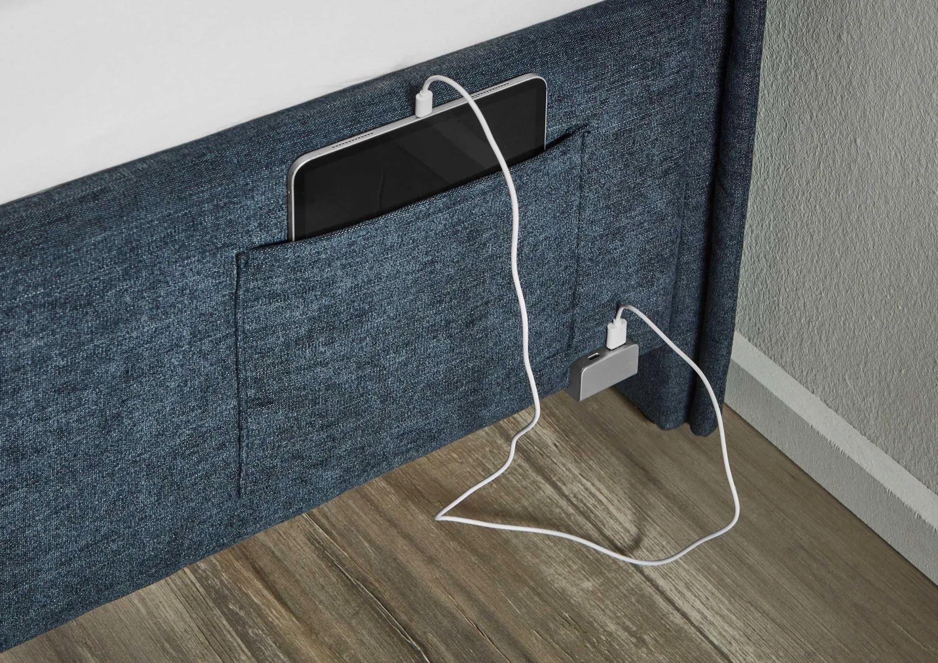 Kofferbett Ollie | 140 x 200 cm | Design Blau