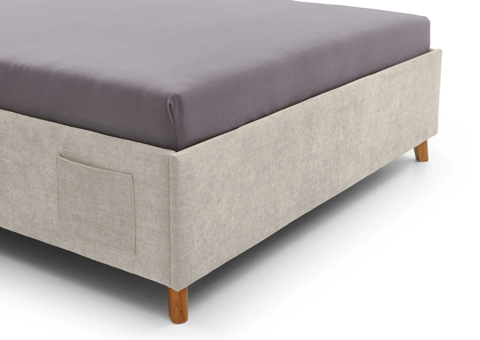 Kofferbett Ollie | 90 x 200 cm | Design Beige
