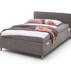 Kofferbett Ollie | 140 x 200 cm | Design Grau