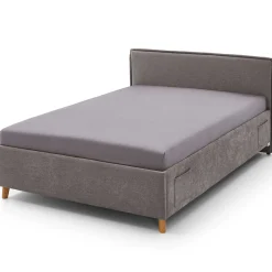 Kofferbett Ollie | 90 x 200 cm | Design Grau