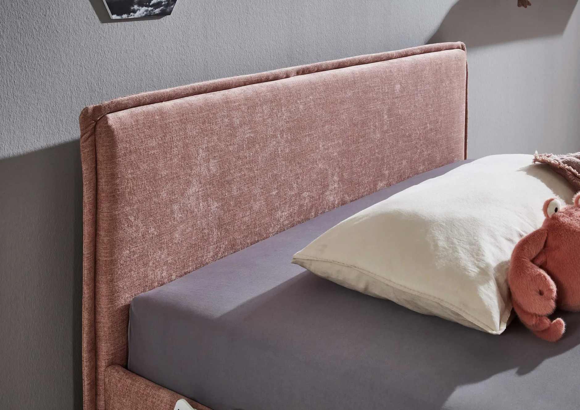 Kofferbett Ollie | 120 x 200 cm | Rosa Design