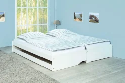 Kojenbett Lothar 90x200 cm - white wash