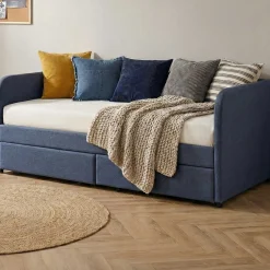 Kojenbett Spector - 90 x 200 cm - Mit Schubladen - Blau
