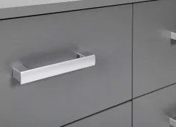 Kommode Eden 122cm 6 Schubladen - graphitgrau