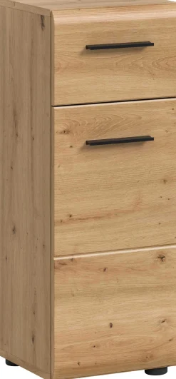 Kommode Ice Xonox - 3 Schubladen Artisan Oak - 30x80x30 cm