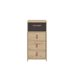 Kommode Liam 4 Schubladen - Eiche artisan