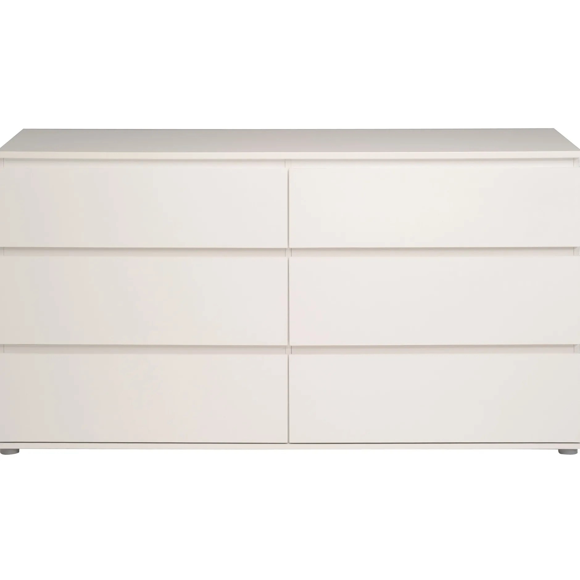 Kommode Nux 6 Schubladen - weiß