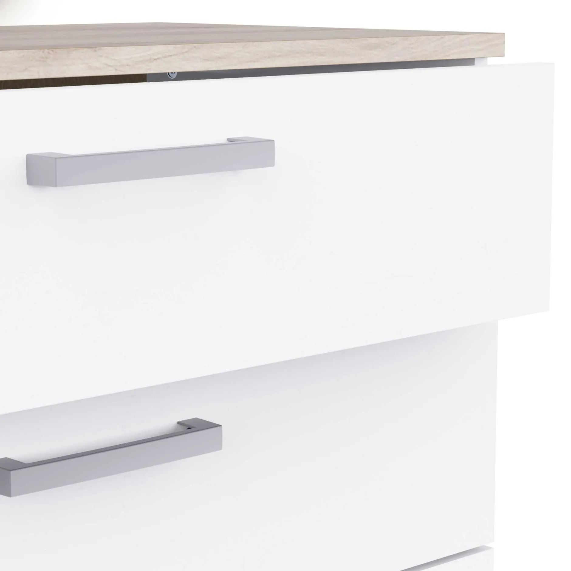 Kommode Watson - 80x41x102cm - 5 Schubladen - weiß