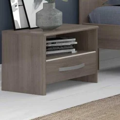 Konsole Evo mit Schublade - Nussbaum