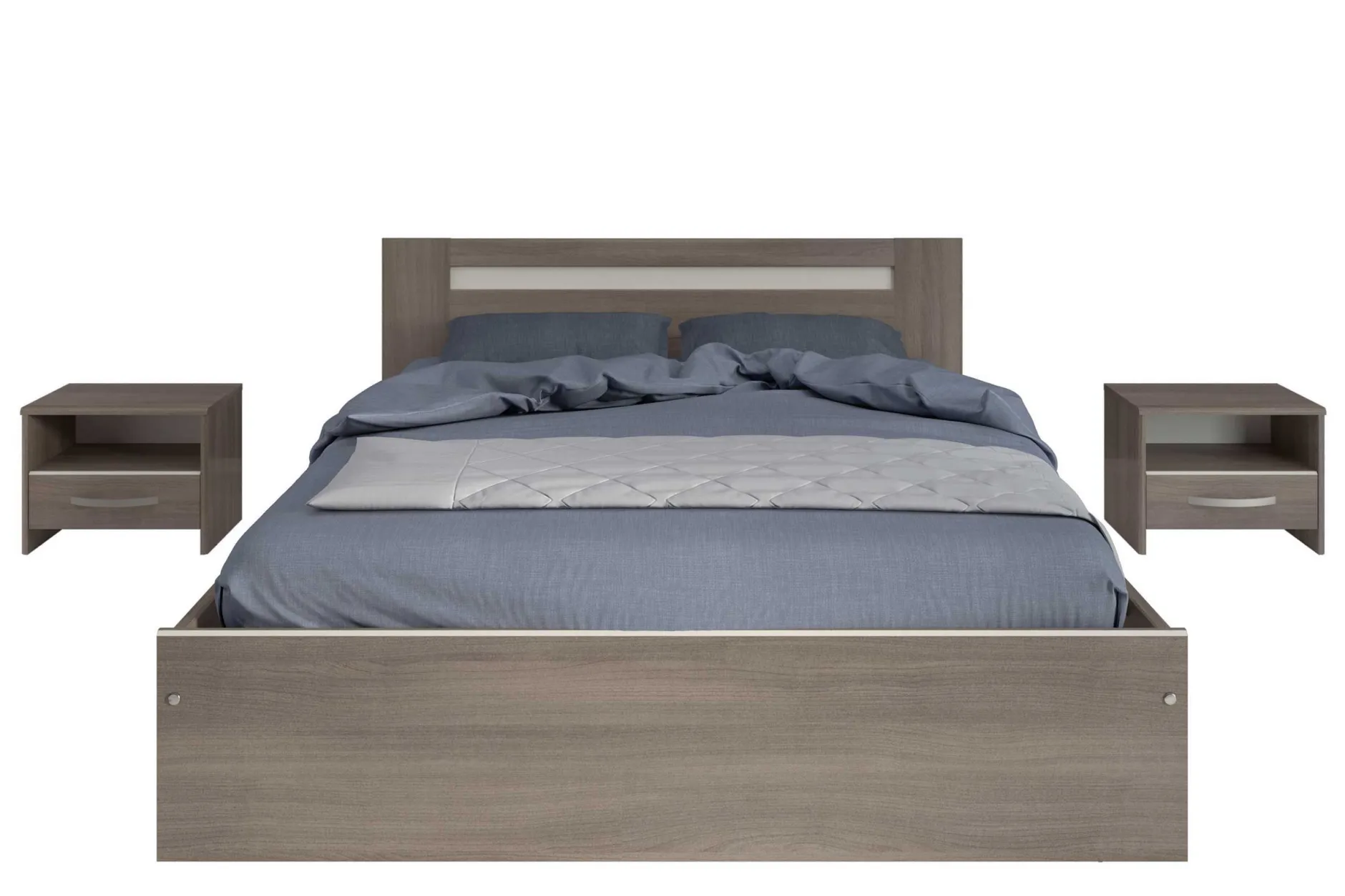 Konsole Evo mit Schublade - Nussbaum