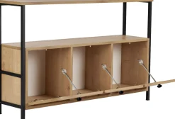 Konsole Solace - 100% MELAMINE - Eiche - 77 x 30 x 120 cm