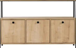 Konsole Solace - 100% MELAMINE - Eiche - 77 x 30 x 120 cm