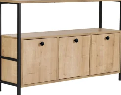 Konsole Solace - 100% MELAMINE - Eiche - 77 x 30 x 120 cm