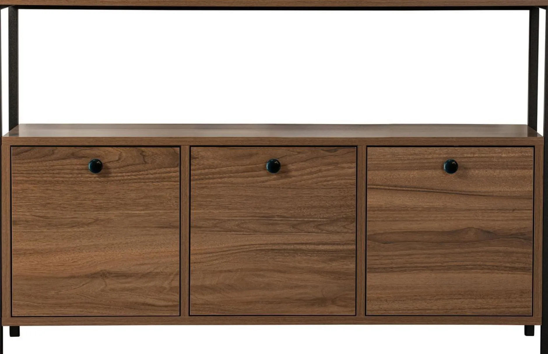 Konsole Solace - 100% MELAMINE - Walnuss - 77 x 30 x 120 cm