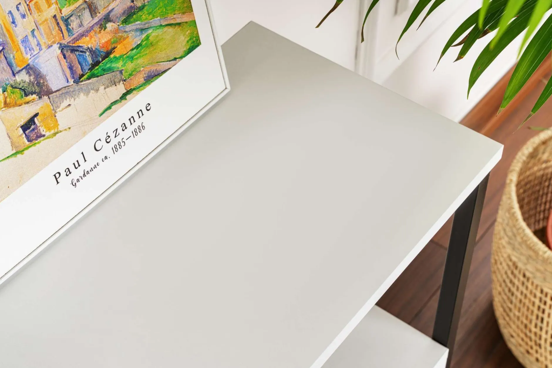 Konsole Solace - 100% MELAMINE - Weiß - 77 x 30 x 120 cm