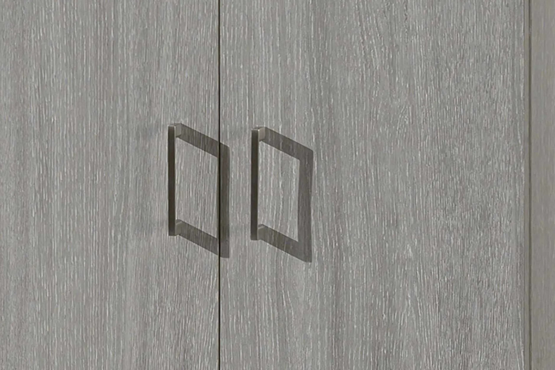 Lagerschrank Ray 60cm mit 2 Türen und 4 Einlegeböden - Eiche grau