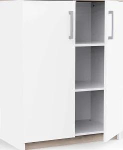 Lagerschrank Watson 73x41x95cm - 2 Türen - weiß