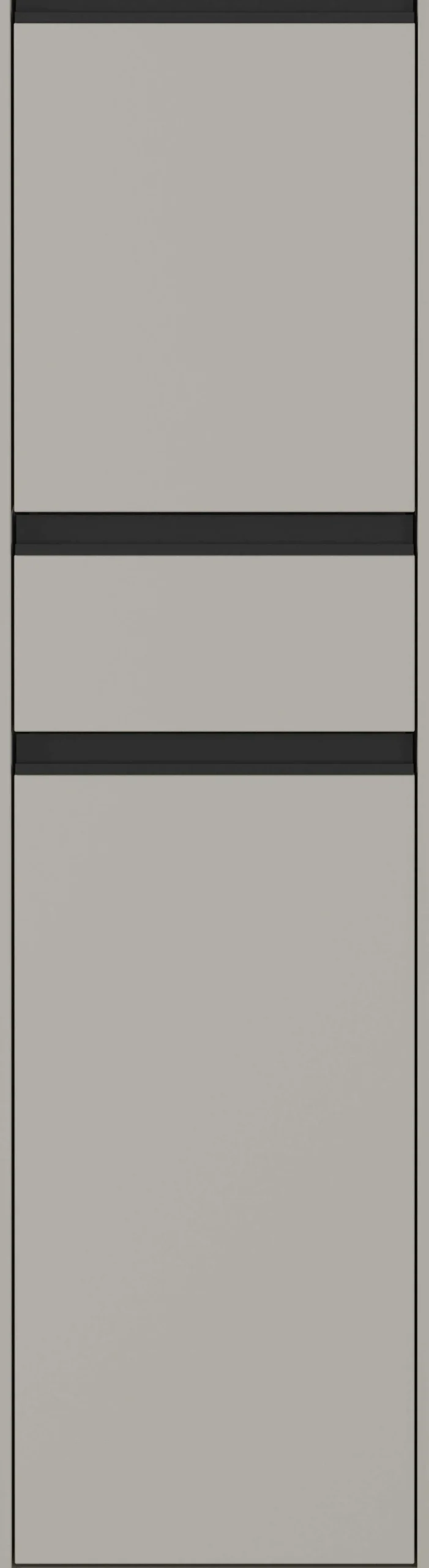 Lamon Badezimmerschrank - 2 Türen und 1 Schublade - grau
