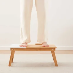 Laptop-Tisch - 54x35x27cm - Bambusholz