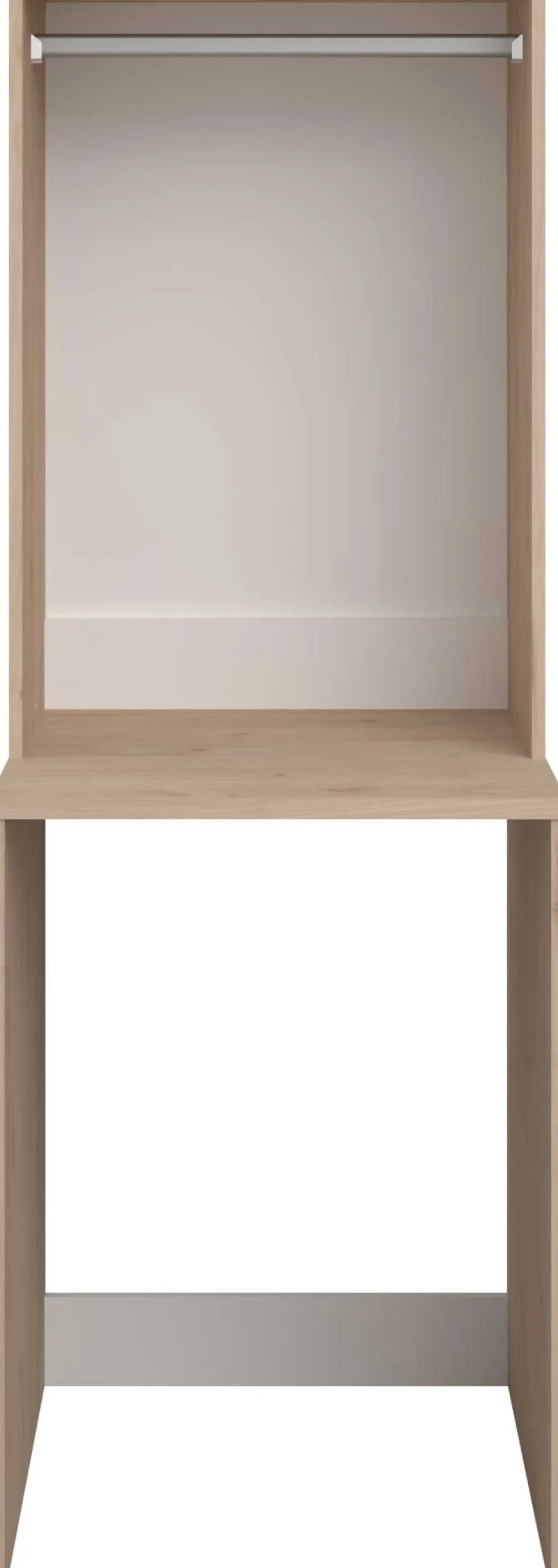 Laundry Waschmaschinenschrank - 65x60x184cm - mit Kleiderstange - Eiche Dekor