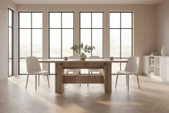 Lianna Esstisch 160/320x90 cm-Eiche sand