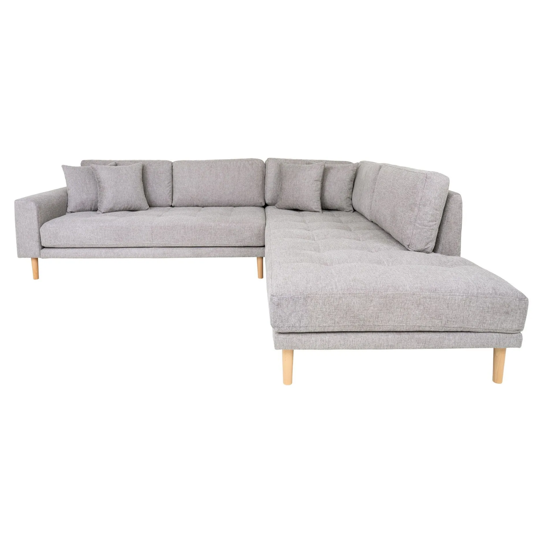 Lido Ecksofa Open End - Hellgrau