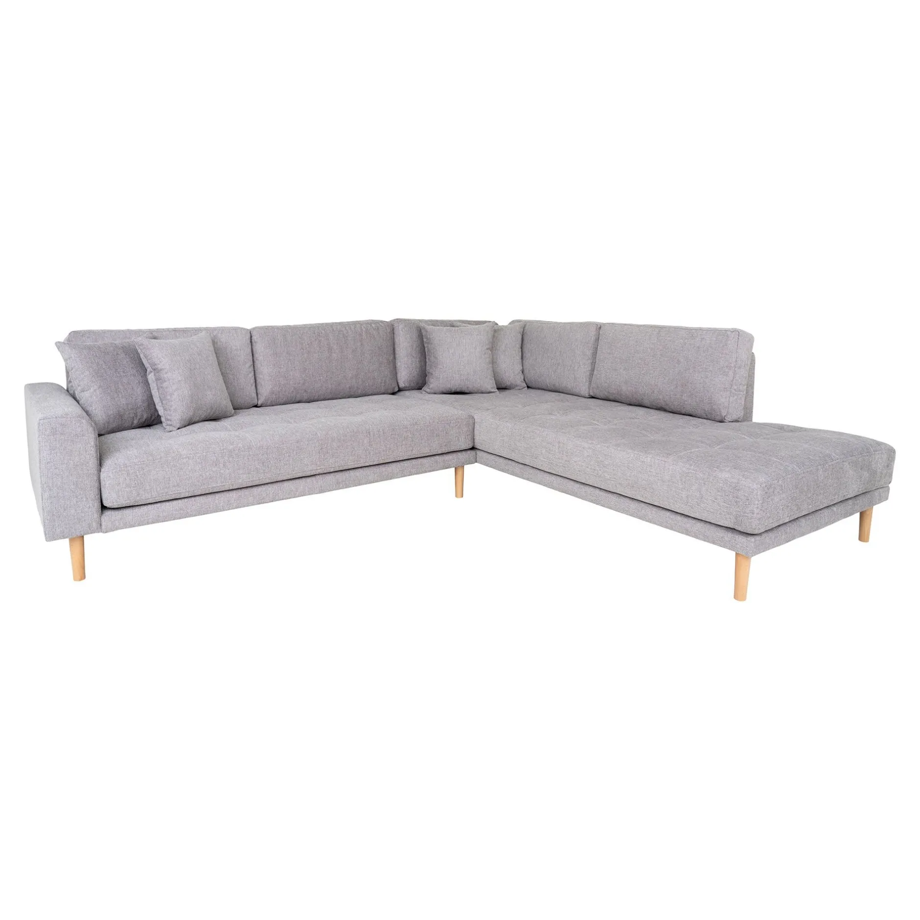 Lido Ecksofa Open End - Hellgrau