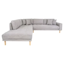 Lido Open End Ecksofa - Hellgrau