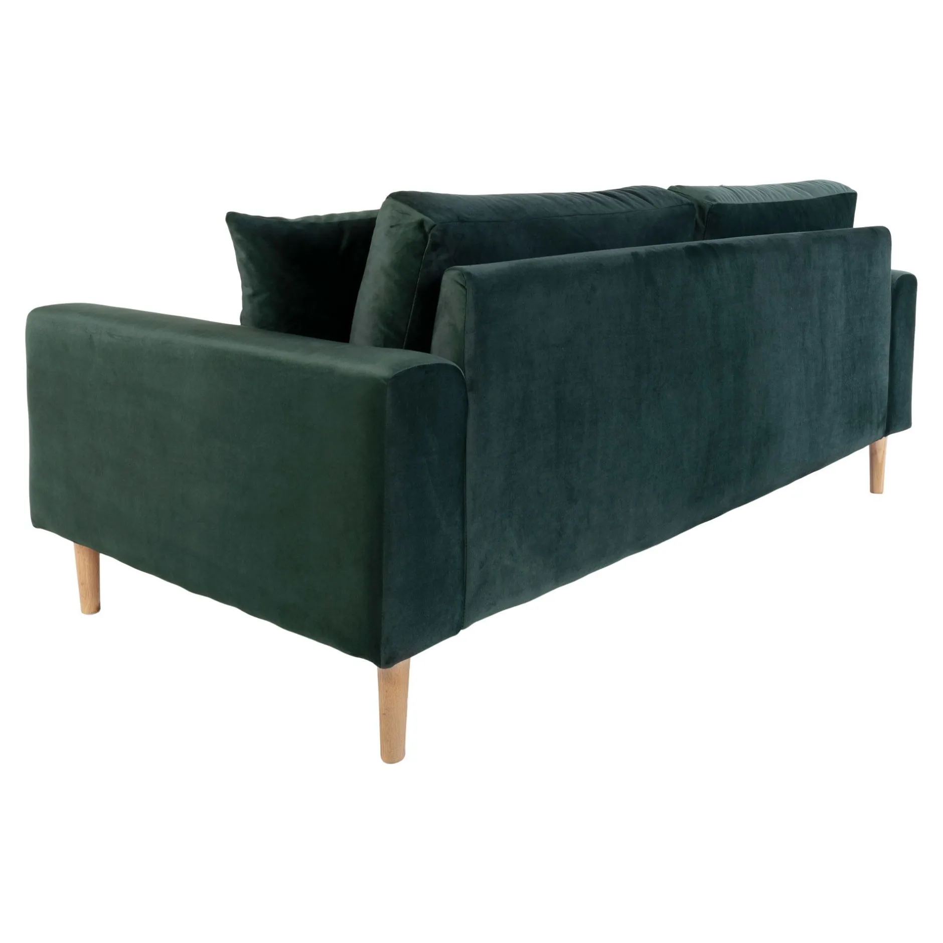 Lido 2.5 Sitzer Sofa in dunkelgrünem Samt