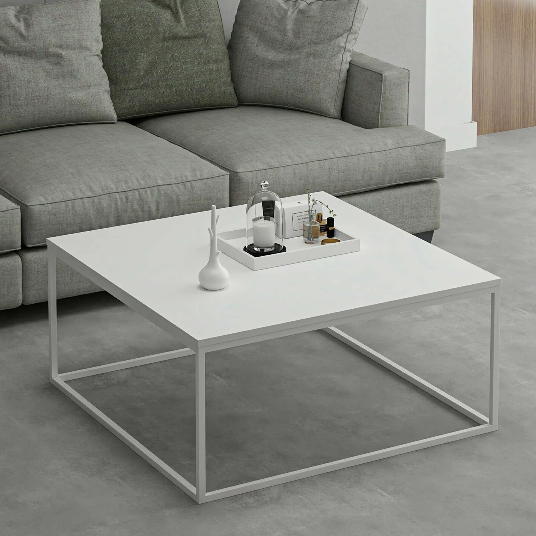 Loni Couchtisch | 100 % MELAMIN | Weiß
