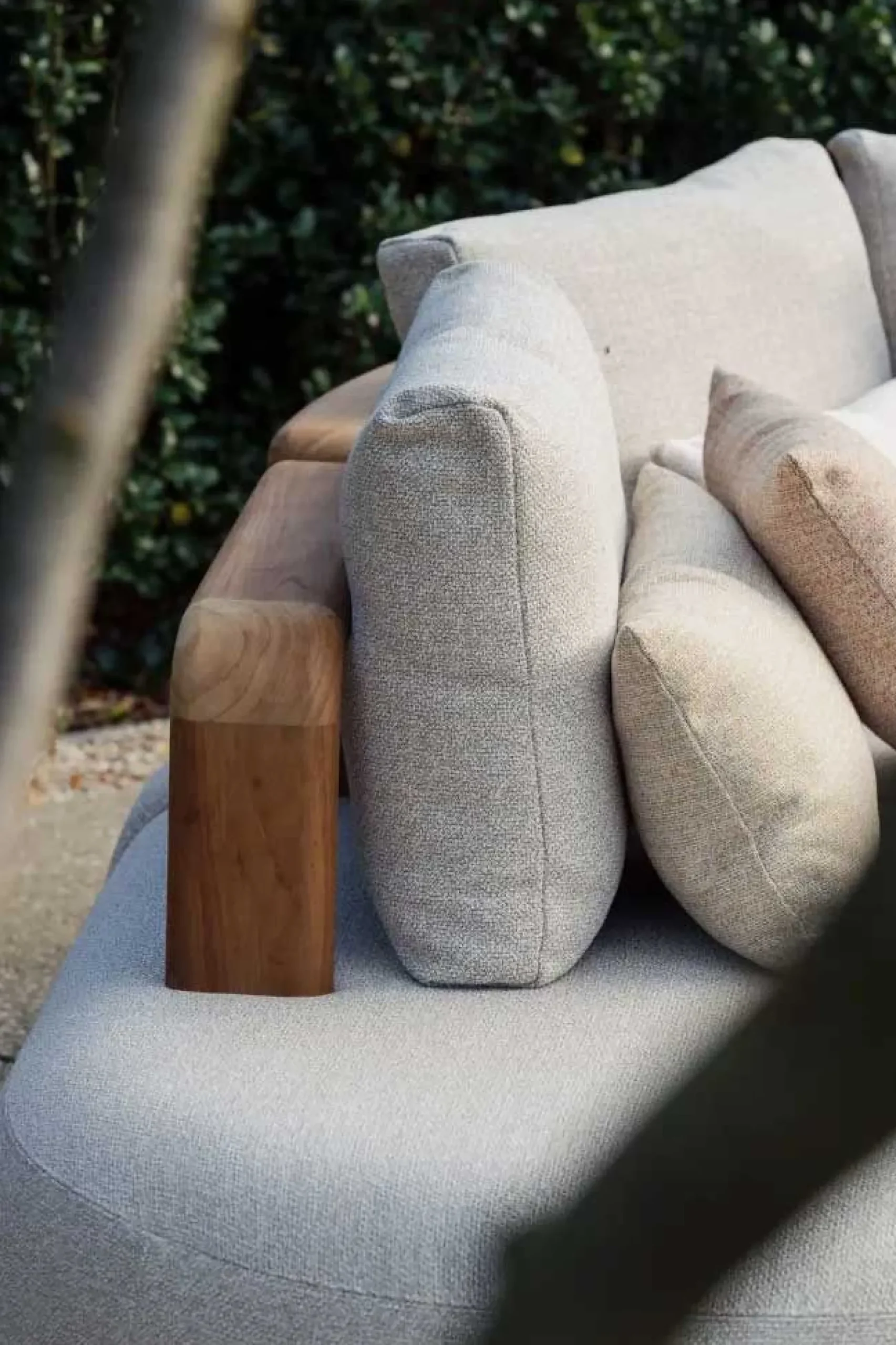 Loungeset Garten Mila Gescova - Hellgrau - Textilene